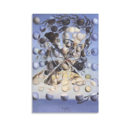 Salvador Dalí Galatea das Esferas Tela 8x12 polegadas