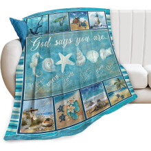 Christelijk kruis Hand van God Fleece plaid/deken 50x40