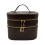 Portable Cosmetic Storage Bag Having Removable-Coffee color 1