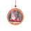 Ornament suspendat cu LED, stea și cerb, 12 cm 1