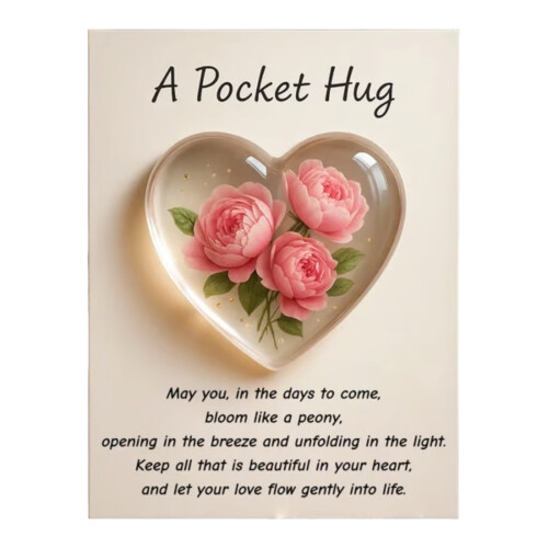 Floral Pocket Gift Card Elegant Design 1 Pack 1