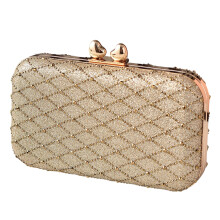 Moderne handtas met geometrische vorm, elegant voor-Goud