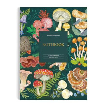 World of Mushrooms Premium A5 Notebook by Galison Paperback Book