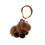 Weicher, samtiger Hasenhaar-Charm,-dunkelbraun 1