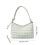 Dame polyester skuldertaske justerbar rem 11,8x7x3,9 3