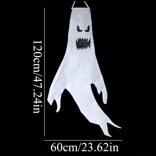 CATAVENTO DE FANTASMA QISIWOLE PARA EXTERIOR, 47 POLEGADAS (119 1