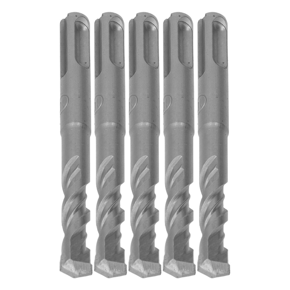 110mm Spiral Flute Hammer Drill Bits 5Pcs