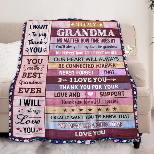 Couverture Nana pour grand-mère 152 cm x 127 cm 1