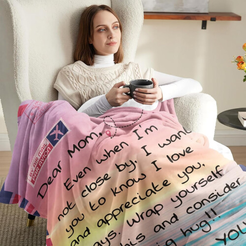 Couverture jetée cadeau pour grand-mère 50 x 60 pouces 1