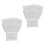 Handärmel elastisches Armband Damen geschichtete-Weiß 1