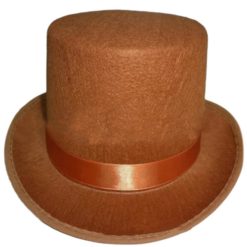 Flat topphatt Voksen Unisex Cosplay Partyhatt