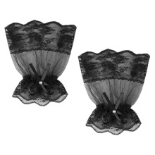 Couvre-poignets en dentelle élégants, accessoire Photo pour-Noir