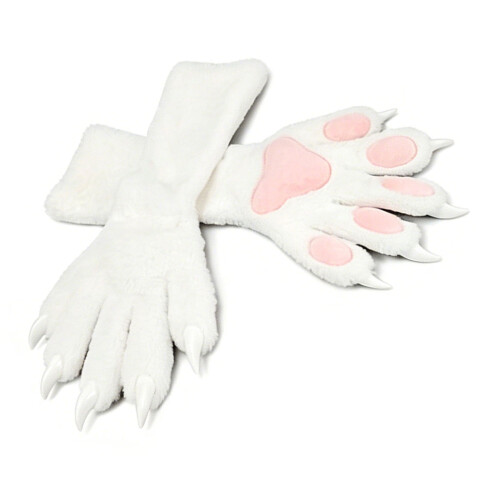 De jolis gants sur le thème des animaux comportent des-blanc A