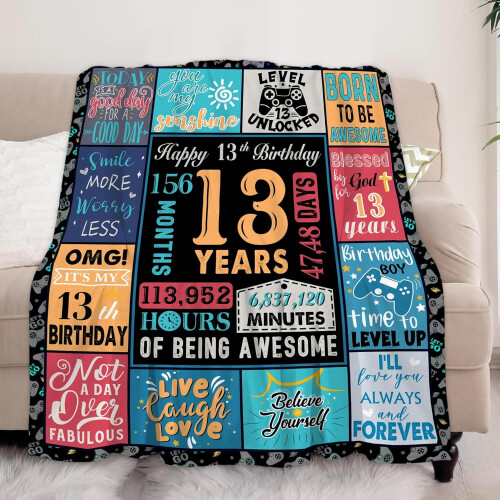 Couverture douce pour enfants 152 cm x 127 cm 1