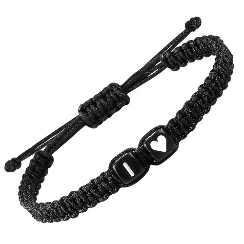 Armbånd med initialer til mænd og kvinder (2 stk.)