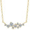 Collana da donna in moissanite, argento sterling, colore D, purezza VVS1 1
