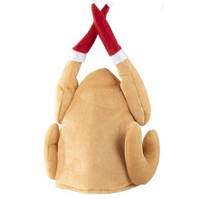 Chapeau de fête stéréo en forme de dinde pour adulte, idéal pour Noël et