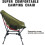 Bærbar campingstol ultralet, foldbar, 1-pak 5