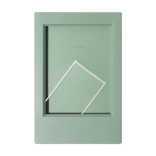Mini cadre photo rectangulaire aqua 3 pouces