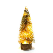 Mini LED Christmas Tree Green Desktop Decoration 12in