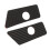 UTV Carbon Tail Light Trim Kit for Polaris RZR 1