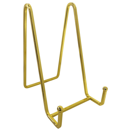 Photo Frame Stand Metal Bracket Gold 1 Pack