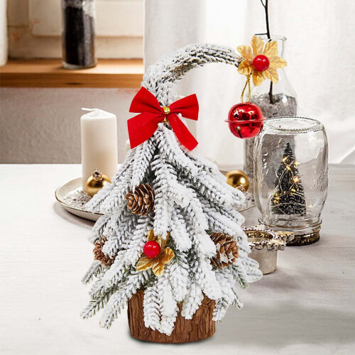 Mini decor de Crăciun pentru brad, decor de masă festiv