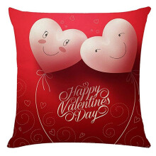 Fodera per cuscino di San Valentino, serie "Amori" 45x45 cm