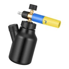 Professional Car Wash Foam Lances Kit For Home Use-yellow blue