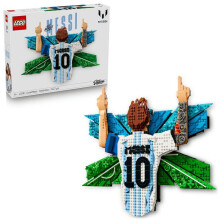 LEGO Editions 43018 Lionel Messi – De Viering - Spel Jongeren vanaf 14 jaar - Muurdecoratie