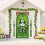 Bannière verte à trèfle pour la Saint-Patrick 1