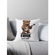 Capa de almofada decorativa Ewok and Roll, 40x40cm (16x16 polegadas)