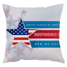 4. juli Pudebetræk 18x18 4-pak Patriotiske