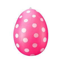 Œufs de Pâques en ballons à pois, couleurs vives, 1 paquet