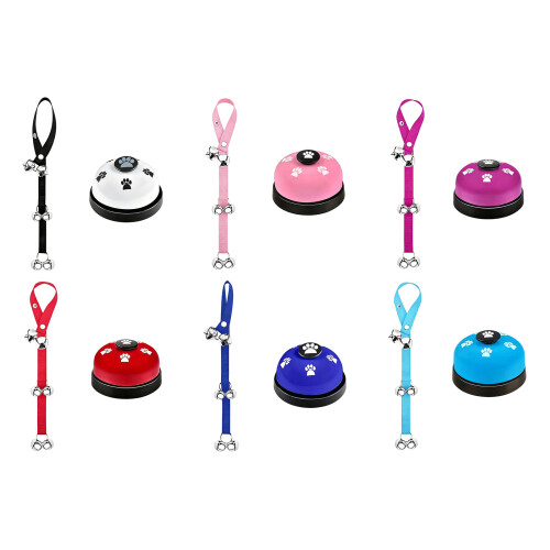 2PCS Internal Training Doorbell Length Adjustable Dog-skyblue 1