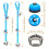 2PCS Internal Training Doorbell Length Adjustable Dog-skyblue 4