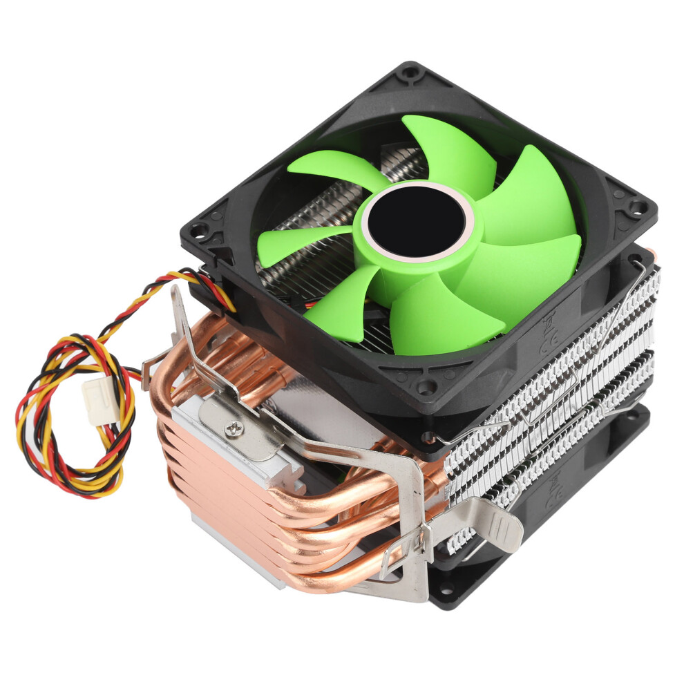 9Cm Cpu Cooler 3Pin 2 Fan Radiator 7790334282045