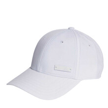 (One Size, White) Adidas Mens Metal Badge Baseball Cap