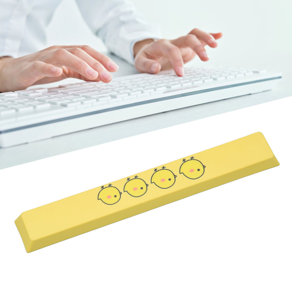 Chicken Pattern Spacebar Keycap Pbt Yellow 7790334196953