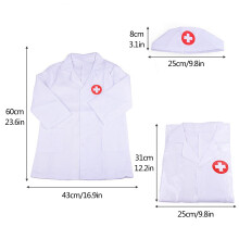 Pink Kids Medical Doctor Costume