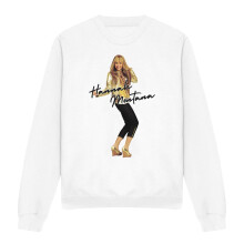 (S, White) Hannah Montana Unisex Adult Pose Sweatshirt