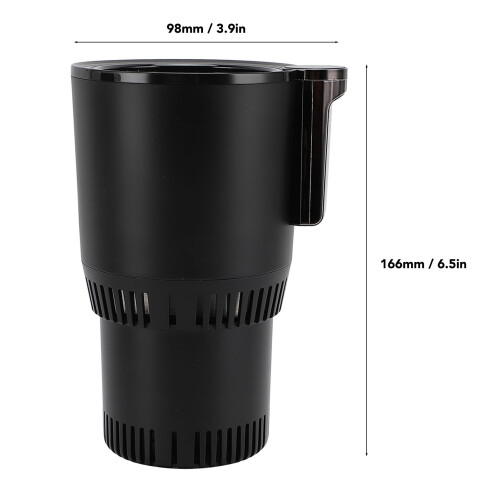 Car Cup Heater Cooler Travel Black 2