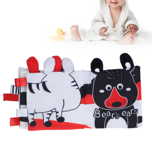 Infant Soft Book with Cartoon Learning Fun