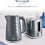 Swan Swan Windsor Grey Kettle Toaster Microwave Breadbin Canisters 6