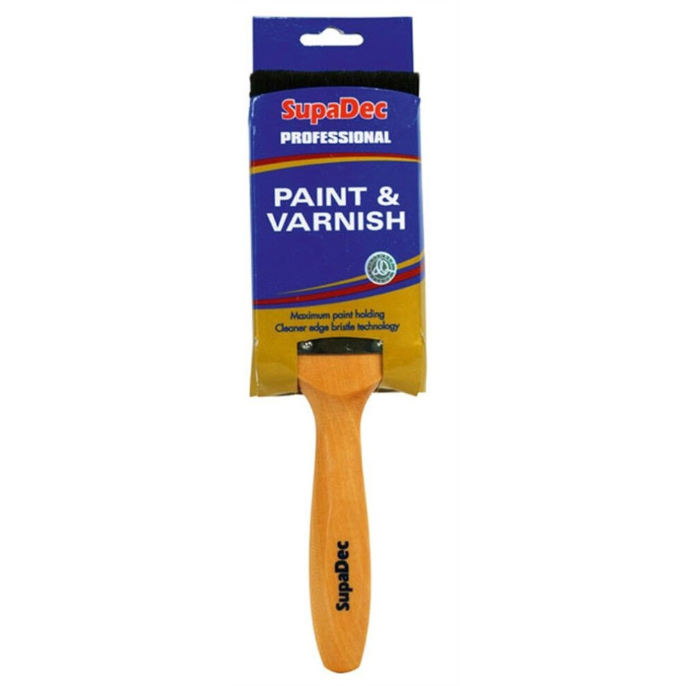 (75Mm, Brown) Supadec Professional Paint And Varnish Brush 5059444498022