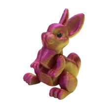 Dekoracja jajka królika, druk 3D, ruchoma, 4 cm