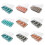 Récipient multi de stockage de nourriture de-6 grille1 rose 4