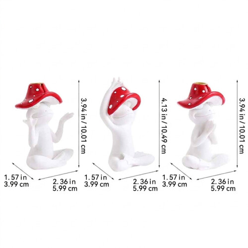 Statues de grenouilles de méditation en résine fabriquées à la 2