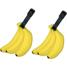 Etykiety do bagażu Banana Silikonowe 2 sztuki