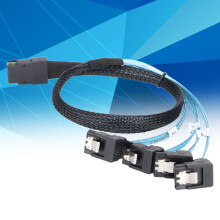 12Gbps Mini SAS 36pin to SATA Cable